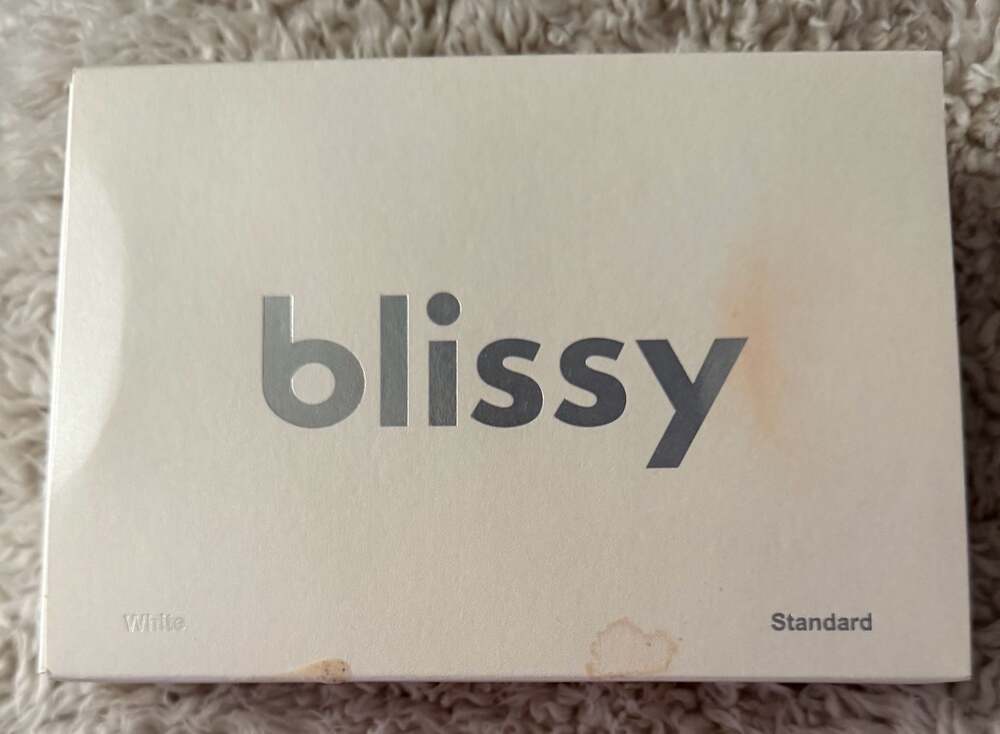 Blissy 100% Pure Mulberry Silk Standard Pillowcase in White